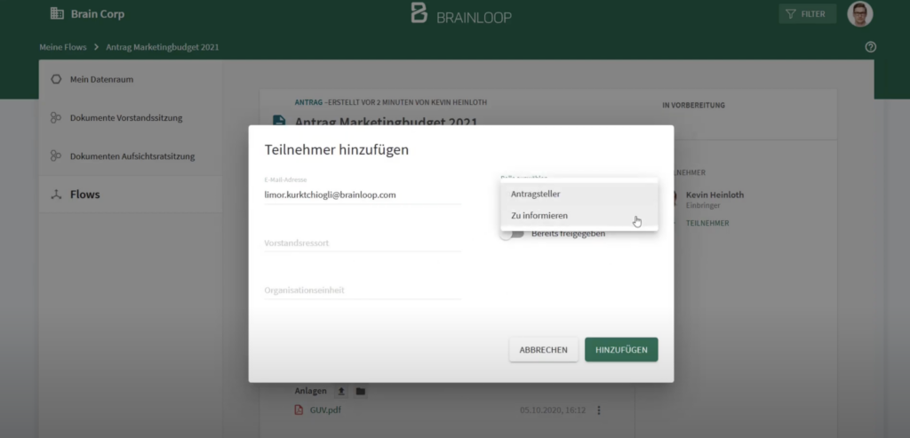 Brainloop VDR